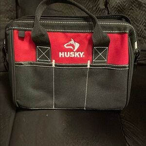 Red and Black tool Bag with Sturdy Handles